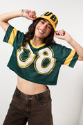 Forest Green Cropped Soccer T-Shirt