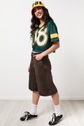 Forest Green Cropped Soccer T-Shirt (1)