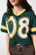 Forest Green Cropped Soccer T-Shirt (3)