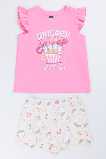 Pink Unicorn Pyjama Set