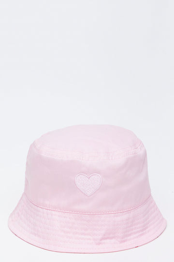 Light Pink Heart Bucket Hat