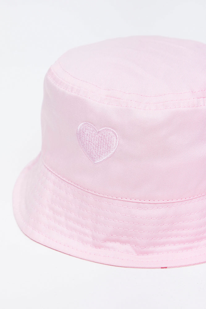 Light Pink Heart Bucket Hat (1)