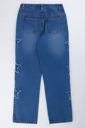 Blue Star Trim Straight Leg Jeans (2)
