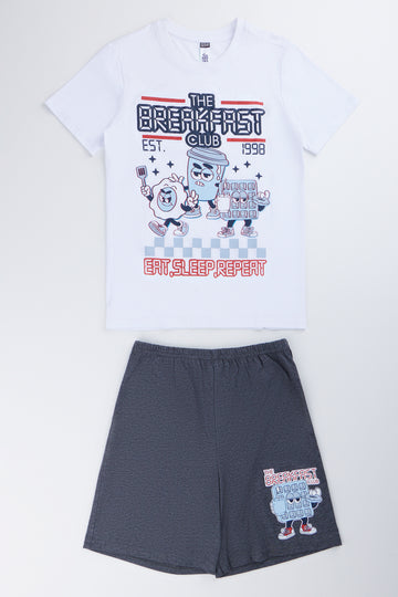 Breakfast Club Graphic Pyjama Set