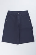 Navy Twill Carpenter Shorts