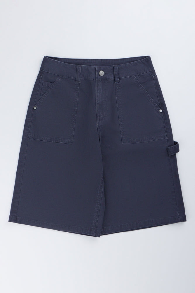 Navy Twill Carpenter Shorts