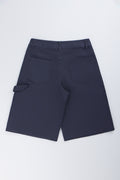 Navy Twill Carpenter Shorts (2)