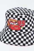 Cars Lightning McQueen Checkered Bucket Hat (1)