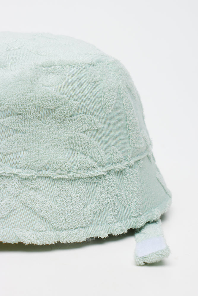 Towelling Knit Bucket Hat (1)