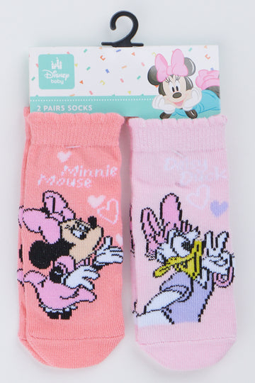 Minnie and Daisy Pink Sock Pack