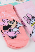 Minnie and Daisy Pink Sock Pack (1)
