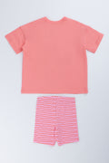 Tropical Oversized T-Shirt Cycle Set (2)