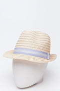 Natural Trilby Straw Hat