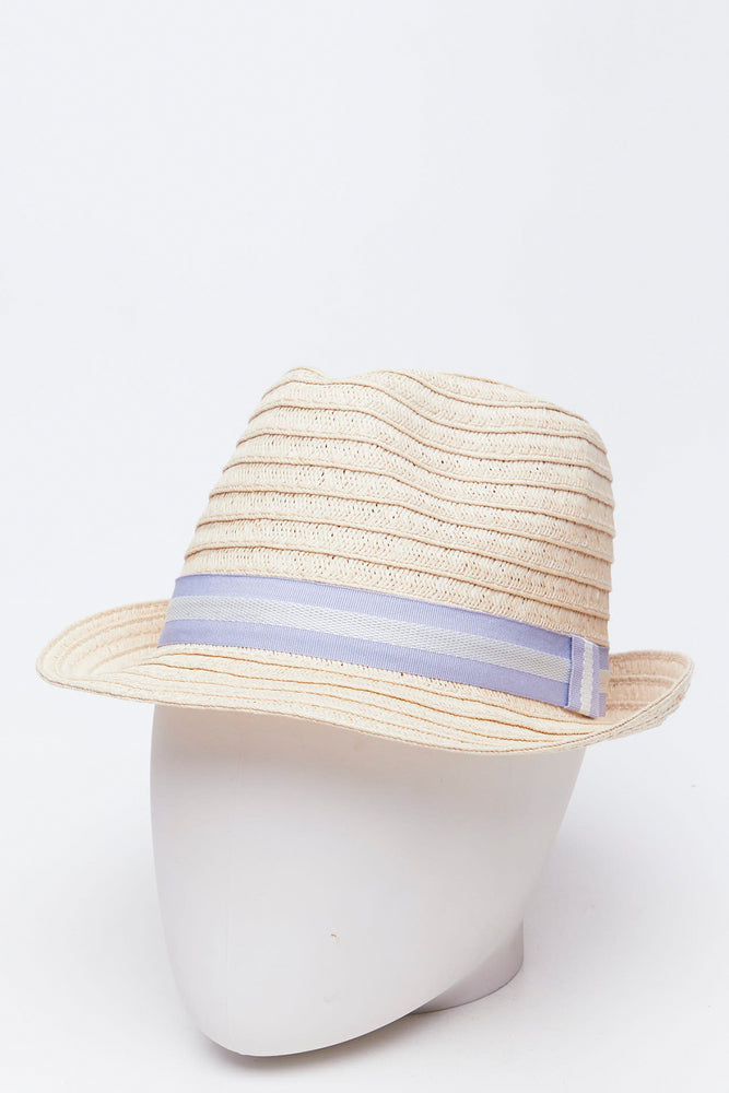 Natural Trilby Straw Hat