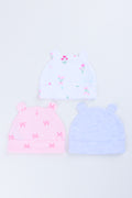 3 Pack Floral and Bow Hat