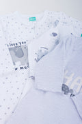 3 Pack Safari Print Sleepsuits (1)