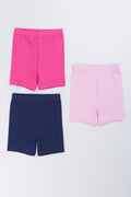 3 Pack Plain Cycle Shorts