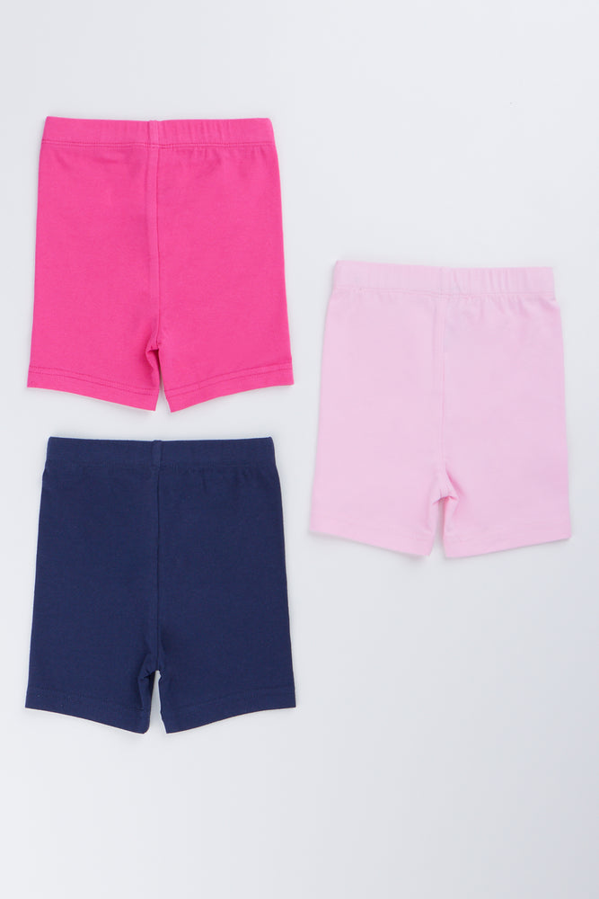 3 Pack Plain Cycle Shorts (2)