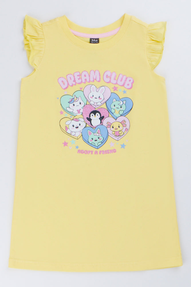 Girls Heart Graphic Sleepshirt