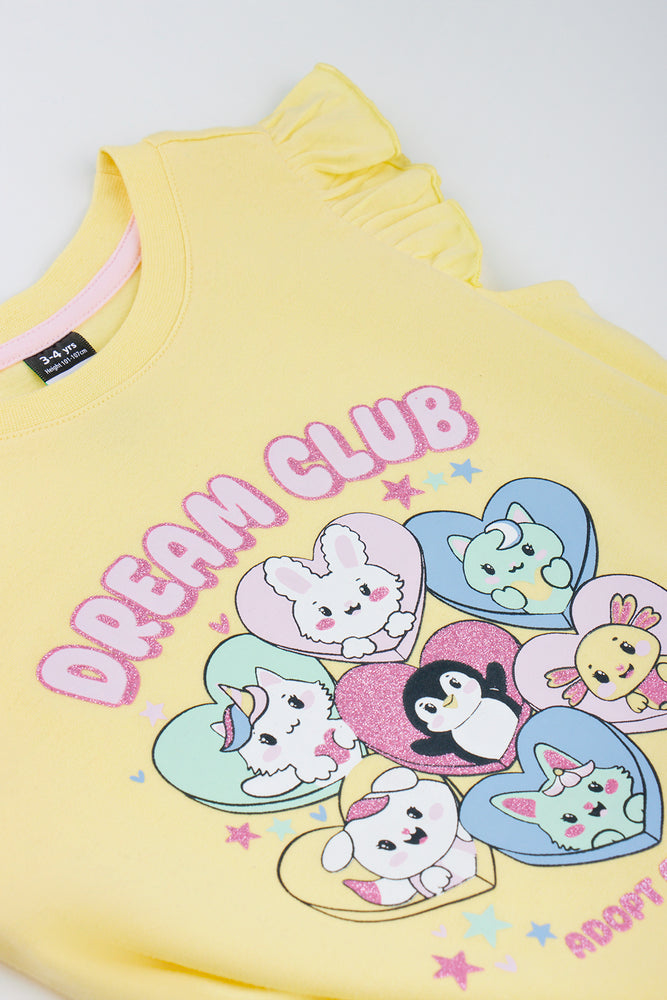 Girls Heart Graphic Sleepshirt (1)