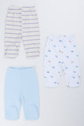 3 Pack Footed Pants