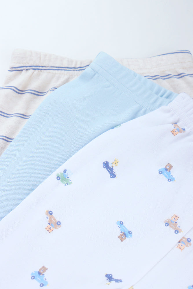 3 Pack Footed Pants (1)