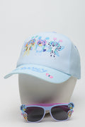 Bluey Character Print Peak Cap Set