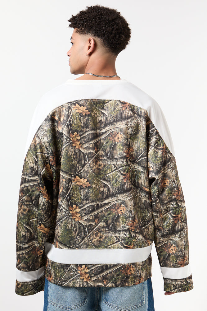 Camo Print Long Sleeve Shirt (2)