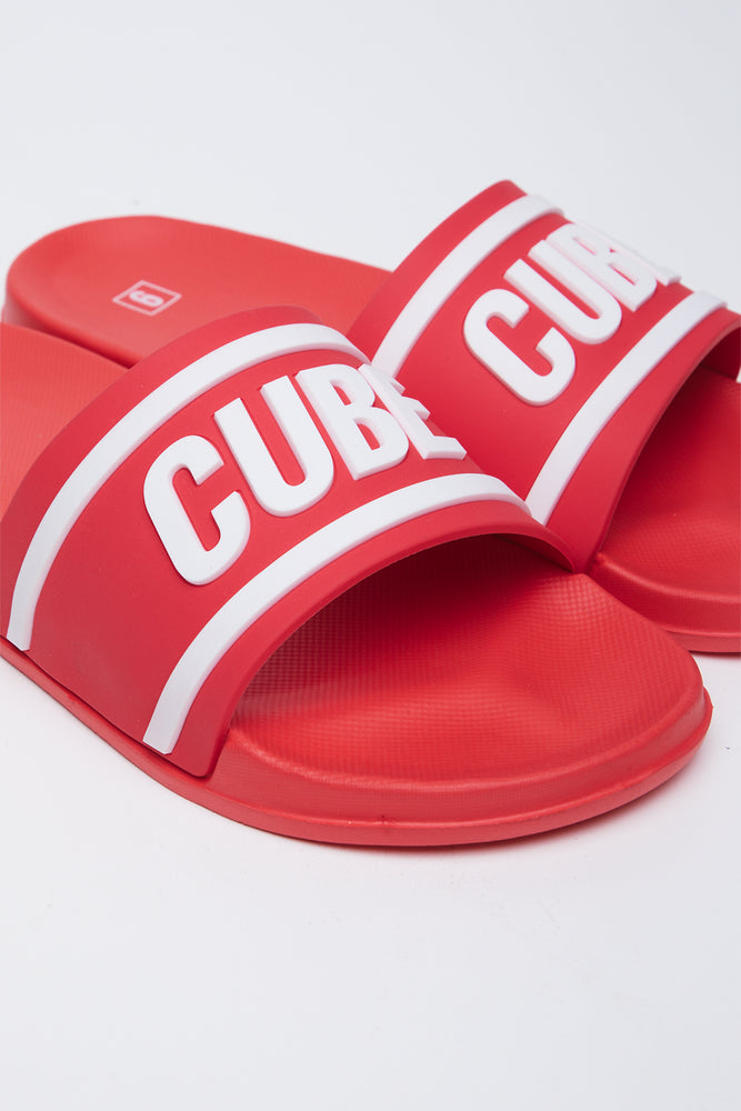 Bright Red Logo Slides (2)