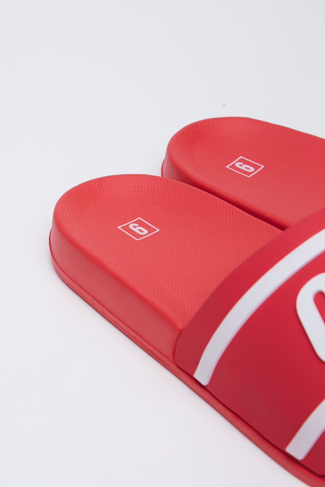 Bright Red Logo Slides (3)