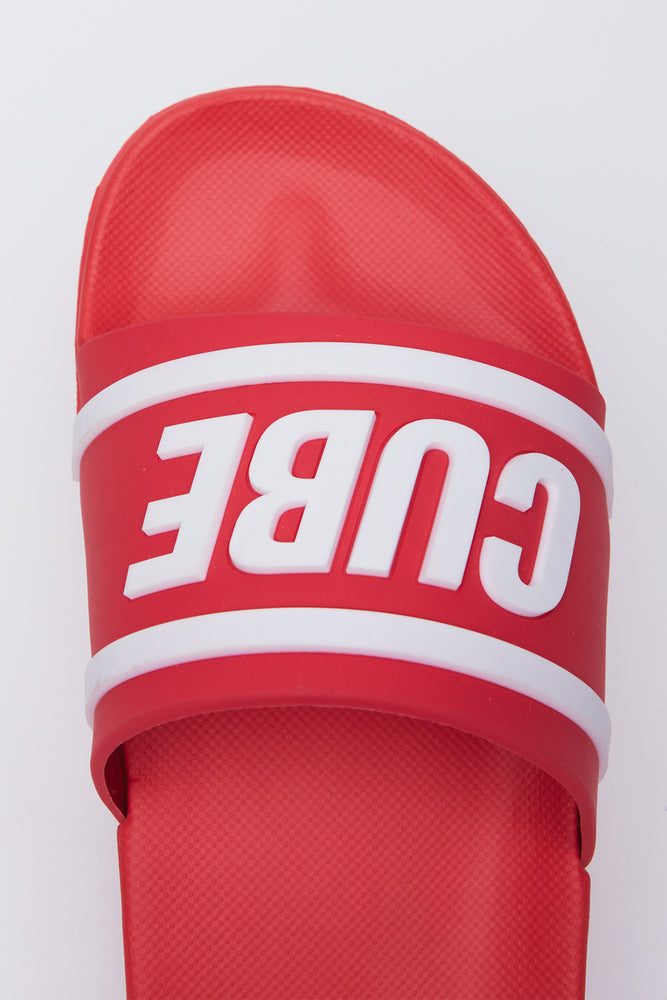 Bright Red Logo Slides (4)