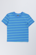 Blue Striped Short Sleeve T-Shirt