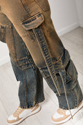 Faded Utility Denim Cargo (3)