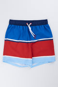 Nautical Striped Swim Shorts