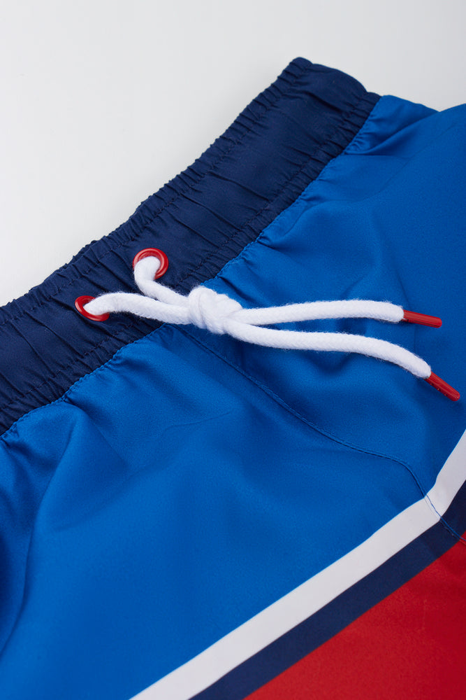 Nautical Striped Swim Shorts (1)