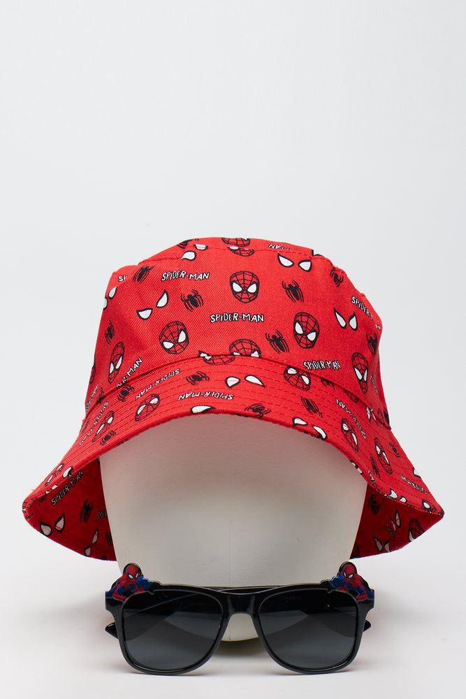 Spider-Man Bucket Hat & Sunglasses Set