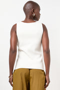 Milk Off Centre Button Vest (2)