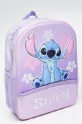 Lilac Stitch Debossed School Backpack (3)