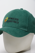 Green SpongeBob Embroidered Peak Cap (2)
