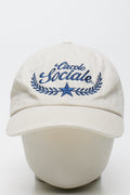 Milk Embroidered Peak Cap (1)