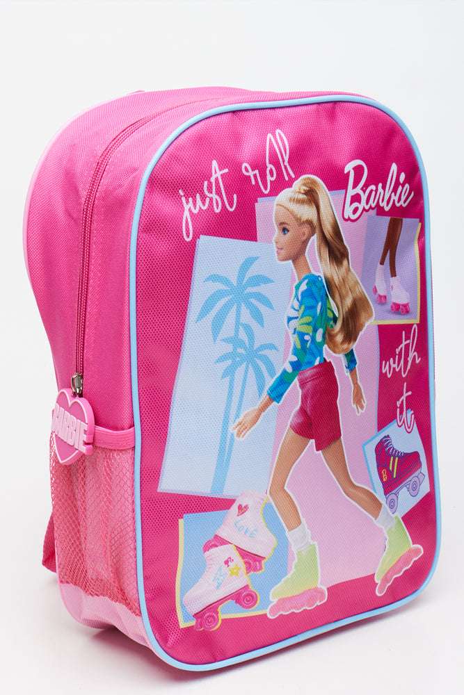 Barbie Pink Roller Skating Backpack (1)