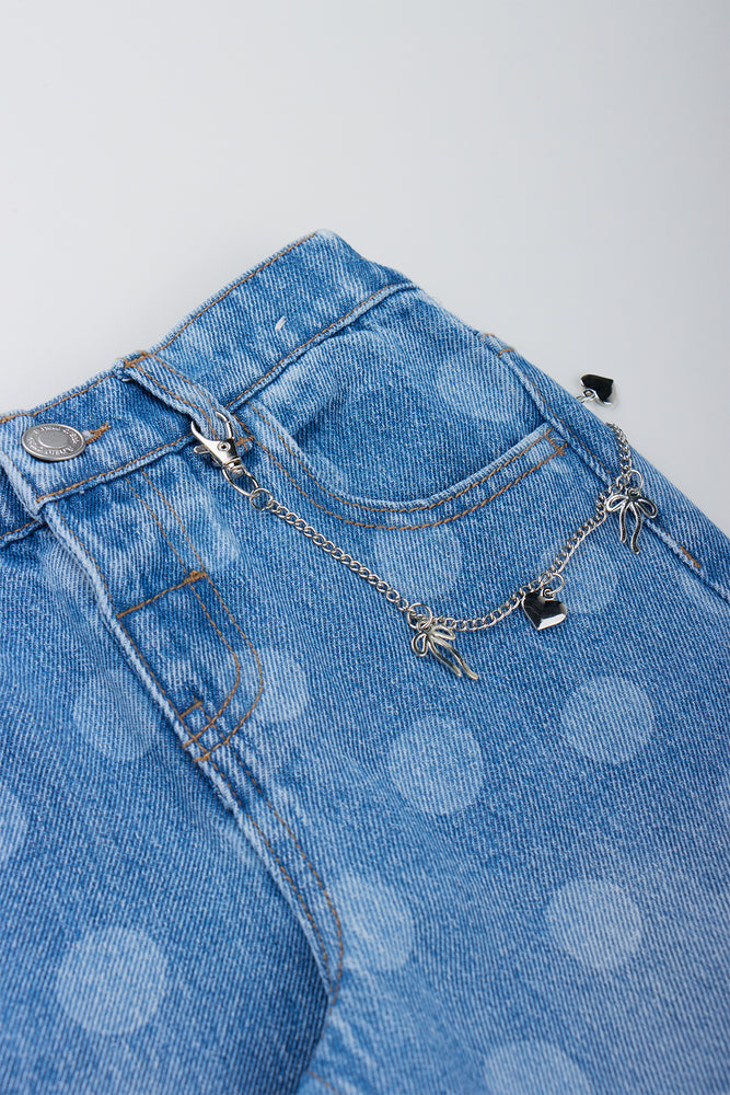 Blue Spotted Barrel Jeans (1)