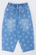 Blue Spotted Barrel Jeans (2)