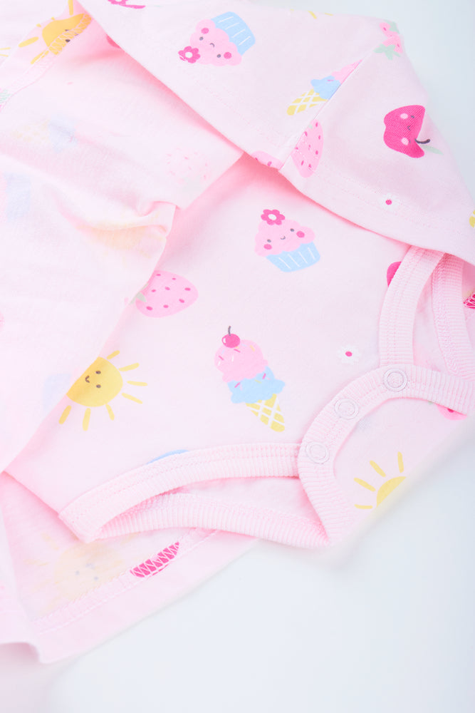 Pink Ice Cream T-Shirt Dress (1)