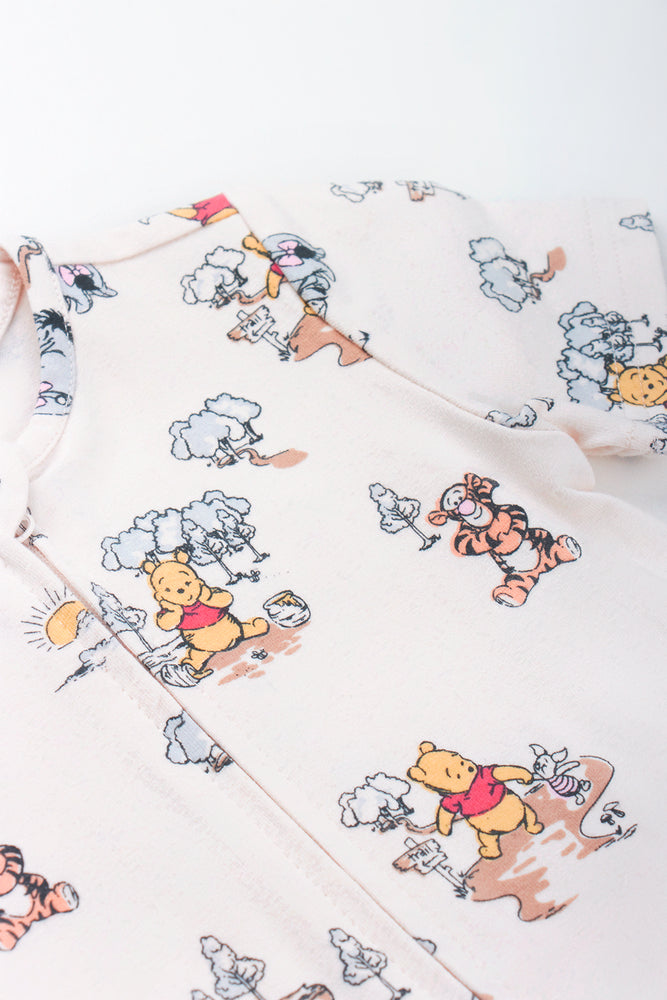 Winnie The Pooh Cream Zippy Romper (1)