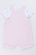 Pink Cat Dungaree Set (2)