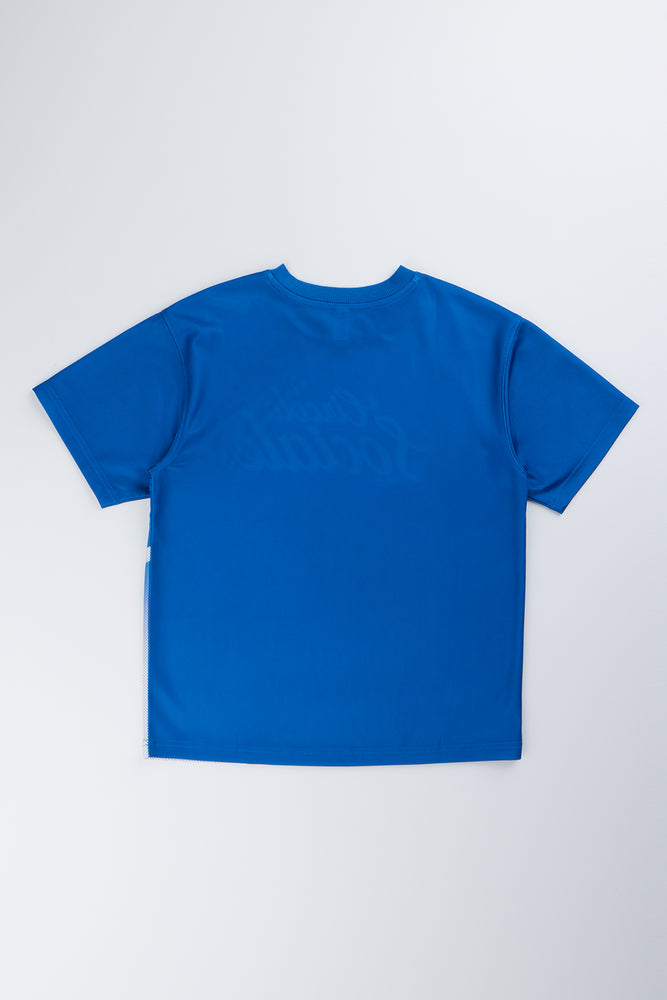 Blue Printed Short Sleeve T-Shirt (2)