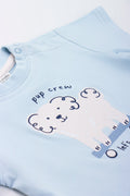 Light Blue Puppy Graphic T-Shirt (1)