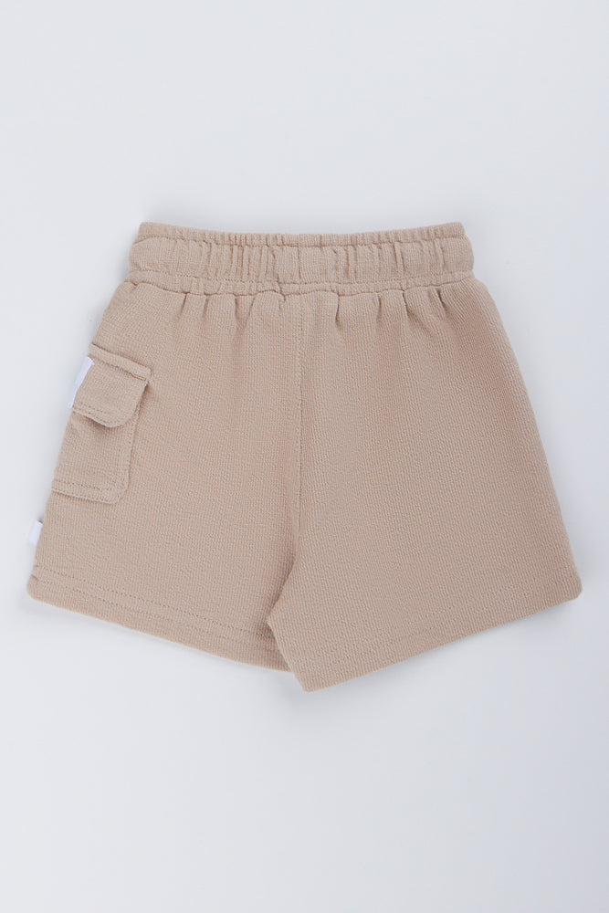 Stone Textured Knit Shorts (2)