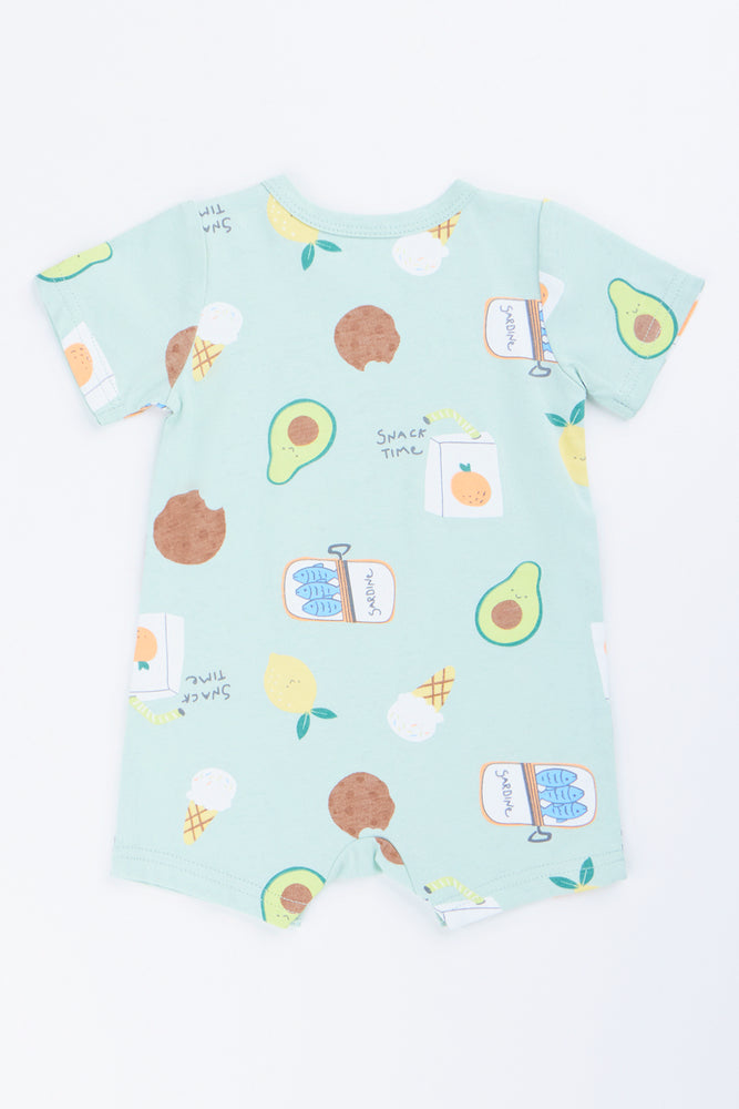 Sage Snack Time Romper (2)